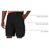 Amazon Essentials Men’s 10″ Classic-Fit Cotton Twill Cargo Shorts, Multiple Pockets (Available in Big & Tall)(Black)