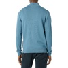 Amazon Essentials Men’s 100% Cotton Quarter-Zip Mock Neck Sweater(Blue)