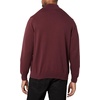 Amazon Essentials Men’s 100% Cotton Quarter-Zip Mock Neck Sweater(Burgundy)