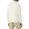 Amazon Essentials Men’s 100% Cotton Quarter-Zip Mock Neck Sweater(Ivory)
