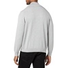 Amazon Essentials Men’s 100% Cotton Quarter-Zip Mock Neck Sweater(Medium Grey Heather)