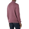 Amazon Essentials Men’s 100% Cotton Quarter-Zip Mock Neck Sweater(Plum)