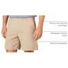 Amazon Essentials Men’s 7″ Stretch Chino Shorts(Tan)