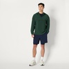 Amazon Essentials Men’s Athletic Lightweight Stretch Woven Colorblock Anorak Jacket(Dark Green)