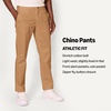 Amazon Essentials Men’s Athletic-Fit Chino Pants(British Khaki)