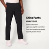Amazon Essentials Men’s Athletic-Fit Chino Pants(Grey)