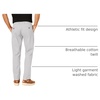 Amazon Essentials Men’s Athletic-Fit Chino Pants(Light Grey)