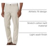 Amazon Essentials Men’s Athletic-Fit Chino Pants(Light Khaki Brown)