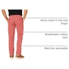 Amazon Essentials Men’s Athletic-Fit Chino Pants(Washed Red)