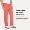 Amazon Essentials Men’s Athletic-Fit Chino Pants(Washed Red)