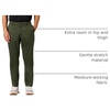 Amazon Essentials Men’s Athletic-Fit Moisture-Wicking Stretch Golf Pants with Active Waistband (Available in Big & Tall)(Dark Olive)
