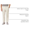 Amazon Essentials Men’s Athletic-Fit Moisture-Wicking Stretch Golf Pants with Active Waistband (Available in Big & Tall)(Light Grey)