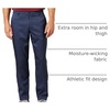 Amazon Essentials Men’s Athletic-Fit Moisture-Wicking Stretch Golf Pants with Active Waistband (Available in Big & Tall)(Navy)