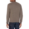 Amazon Essentials Men’s Cable Knit Long-Sleeve Crewneck Sweater, 100% Cotton, Big & Tall Options Available(Brown Heather)