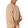 Amazon Essentials Men’s Cable Knit Long-Sleeve Crewneck Sweater, 100% Cotton, Big & Tall Options Available(Camel Heather)