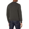Amazon Essentials Men’s Cable Knit Long-Sleeve Crewneck Sweater, 100% Cotton, Big & Tall Options Available(Charcoal Heather)