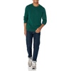 Amazon Essentials Men’s Cable Knit Long-Sleeve Crewneck Sweater, 100% Cotton, Big & Tall Options Available(Dark Green)