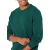 Amazon Essentials Men’s Cable Knit Long-Sleeve Crewneck Sweater, 100% Cotton, Big & Tall Options Available(Dark Green)
