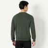 Amazon Essentials Men’s Cable Knit Long-Sleeve Crewneck Sweater, 100% Cotton, Big & Tall Options Available(Dark Olive Heather)