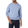 Amazon Essentials Men’s Cable Knit Long-Sleeve Crewneck Sweater, 100% Cotton, Big & Tall Options Available(Dusty Blue)