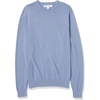 Amazon Essentials Men’s Cable Knit Long-Sleeve Crewneck Sweater, 100% Cotton, Big & Tall Options Available(Dusty Blue)