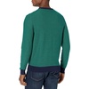 Amazon Essentials Men’s Cable Knit Long-Sleeve Crewneck Sweater, 100% Cotton, Big & Tall Options Available(Emerald Green Stripe)