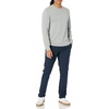 Amazon Essentials Men’s Cable Knit Long-Sleeve Crewneck Sweater, 100% Cotton, Big & Tall Options Available(Light Grey Heather)
