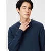 Amazon Essentials Men’s Cable Knit Long-Sleeve Crewneck Sweater, 100% Cotton, Big & Tall Options Available(Navy)