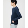 Amazon Essentials Men’s Cable Knit Long-Sleeve Crewneck Sweater, 100% Cotton, Big & Tall Options Available(Navy)