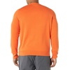 Amazon Essentials Men’s Cable Knit Long-Sleeve Crewneck Sweater, 100% Cotton, Big & Tall Options Available(Orange)