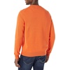 Amazon Essentials Men’s Cable Knit Long-Sleeve Crewneck Sweater, 100% Cotton, Big & Tall Options Available(Orange)