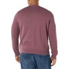 Amazon Essentials Men’s Cable Knit Long-Sleeve Crewneck Sweater, 100% Cotton, Big & Tall Options Available(Plum)