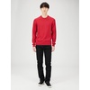 Amazon Essentials Men’s Cable Knit Long-Sleeve Crewneck Sweater, 100% Cotton, Big & Tall Options Available(Red)