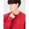 Amazon Essentials Men’s Cable Knit Long-Sleeve Crewneck Sweater, 100% Cotton, Big & Tall Options Available(Red)