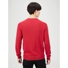 Amazon Essentials Men’s Cable Knit Long-Sleeve Crewneck Sweater, 100% Cotton, Big & Tall Options Available(Red)
