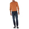 Amazon Essentials Men’s Cable Knit Long-Sleeve Crewneck Sweater, 100% Cotton, Big & Tall Options Available(Rust)