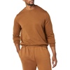 Amazon Essentials Men’s Cable Knit Long-Sleeve Crewneck Sweater, 100% Cotton, Big & Tall Options Available(Toffee Brown)