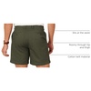 Amazon Essentials Men’s Classic-Fit 7″ Short Shorts(Olive)