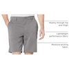 Amazon Essentials Men’s Classic-Fit 9″ Inseam Moisture-Wicking Golf Shorts, Functional Pockets (Available in Big & Tall)(Grey)