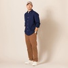 Amazon Essentials Men’s Classic-Fit Wrinkle-Resistant Flat-Front Stretch Chino Pant(Dark Khaki Brown)