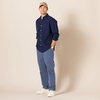 Amazon Essentials Men’s Classic-Fit Wrinkle-Resistant Flat-Front Stretch Chino Pant(Indigo)