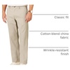 Amazon Essentials Men’s Classic-Fit Wrinkle-Resistant Flat-Front Stretch Chino Pant(Khaki Beige)