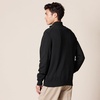 Amazon Essentials Men’s Full-Zip Cotton Sweater(Black)
