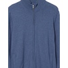 Amazon Essentials Men’s Full-Zip Cotton Sweater(Blue Heather)