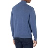 Amazon Essentials Men’s Full-Zip Cotton Sweater(Blue Heather)