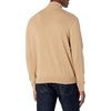 Amazon Essentials Men’s Full-Zip Cotton Sweater(Camel Heather)