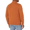 Amazon Essentials Men’s Full-Zip Cotton Sweater(Rust)