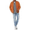 Amazon Essentials Men’s Full-Zip Cotton Sweater(Rust)