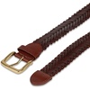 Amazon Essentials Men’s Fully Adjustable Braided Casual Dress Belt(Brown)