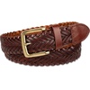 Amazon Essentials Men’s Fully Adjustable Braided Casual Dress Belt(Brown)